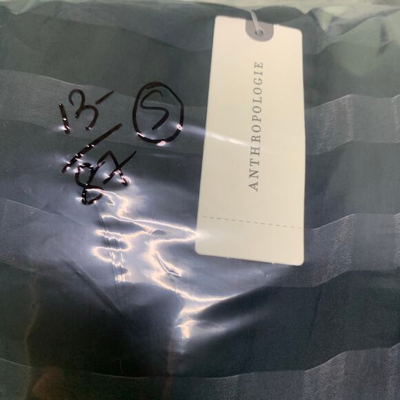 NEW $148 By Anthropologie Small  Marla Flounced Puff‎ Sleeve Mini Babydoll Dress - Picture 15 of 15